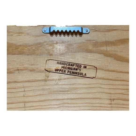 Vintage Handcrafted NFL Family Rivalry Wall Hanging - Picture 3 of 3